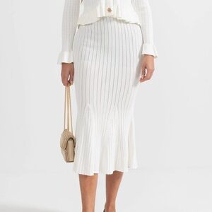 Sierra Darien Flared Knit Skirt